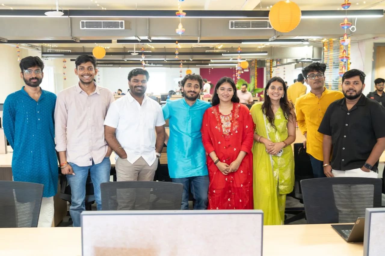 Members of Snabbit's Bengaluru team at ClayWorks 5B